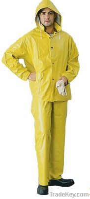 pvc/polyester  rainsuit