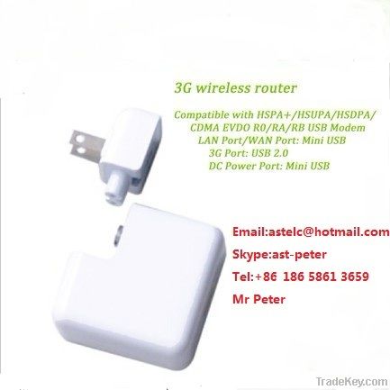 3G Mobile Wifi Wireless SiM Slot Network Router