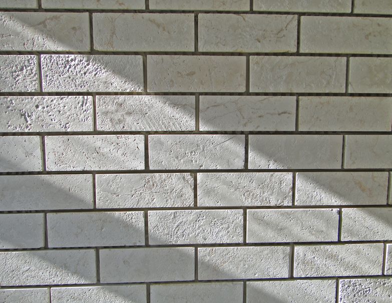 Honed and antiques limestone