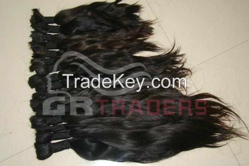 raw human hair