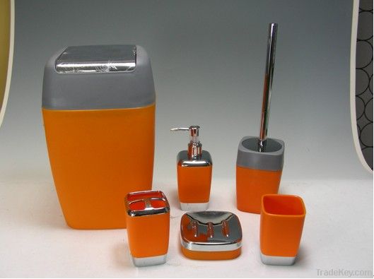 Plastic bathroom sets