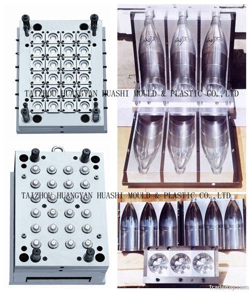 Pipe bottle mould