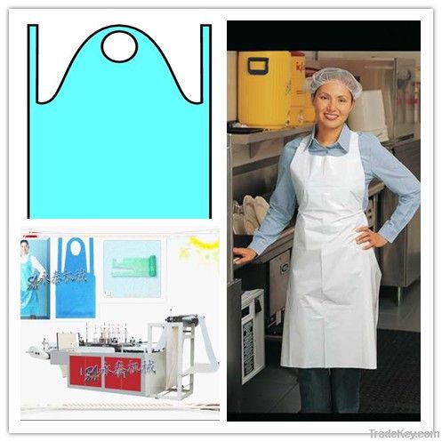 plastic apron makingmachine