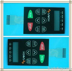 membrane switch with tactile keypad overlay