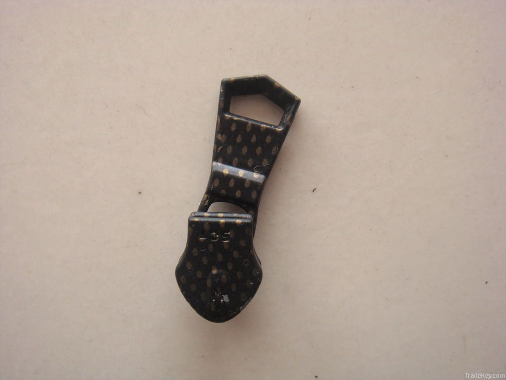 printed slider, zipper puller, zipper slider