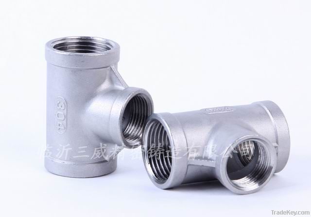 Stainless steel Threaded Tee