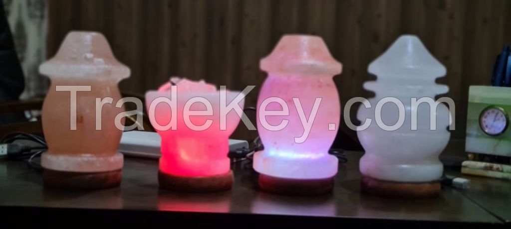 USB multicolor salt lamps