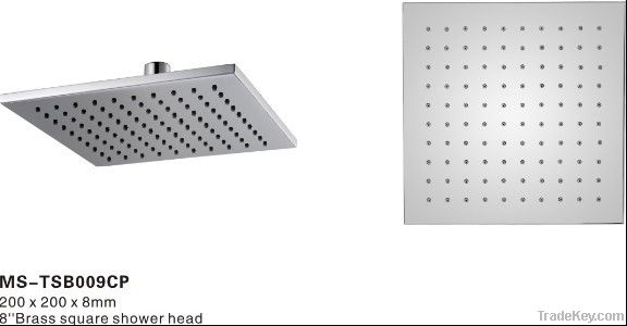 8&#039;&#039; square shower head brass