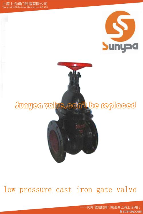 low pressure cast iron gate valve