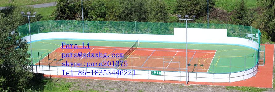 Hot sale PE sheet ice rink barrier Manufacturer 