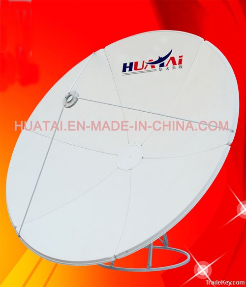 C Band 240cm Dish Antenna Ground Mount