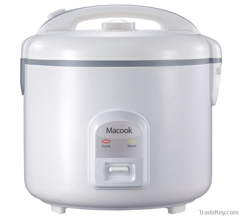 Durable Cylindrical Rice Cooker and Food Steamer