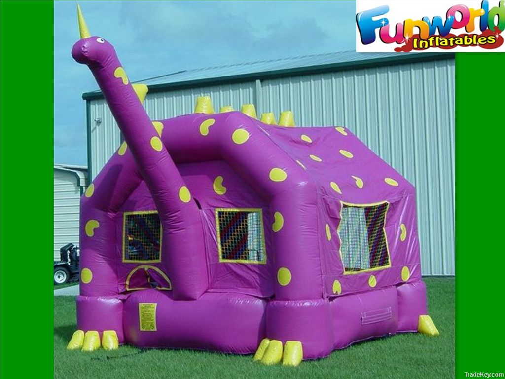 HOT violet unicorn jumping bouncer castle (BC-909)