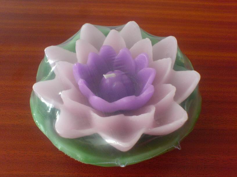 Flower Floating Candle (with Wax Tray)