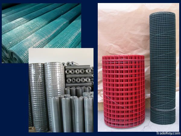 Mild steel welded wire mesh(pvc coated)