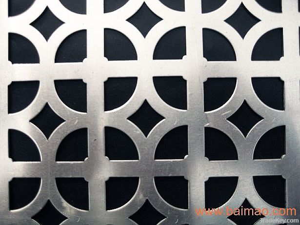 Stainless steel perforated metal