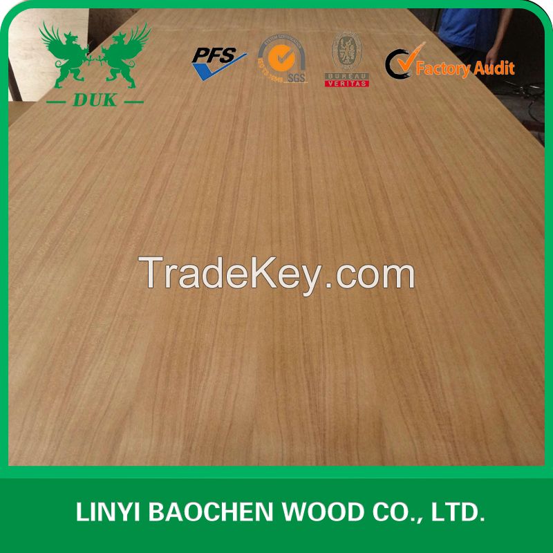 Natrual Teak veneer fancy plywood