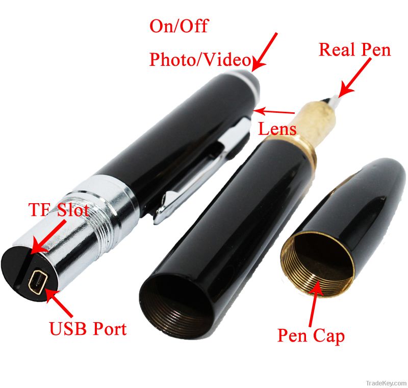 hidden HD pen camera