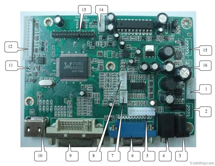 Multi-Function LCD Controller Board