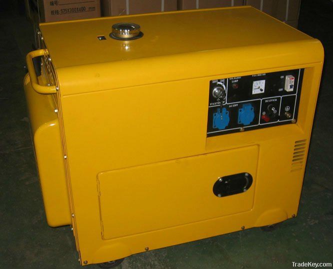 220v diesel generator set with wheels