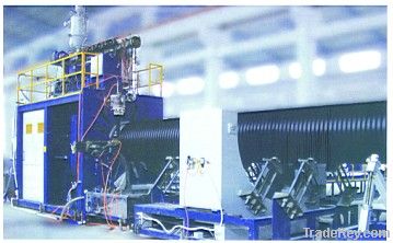 HDPE Drainage Winding Pipe Extrusion Line