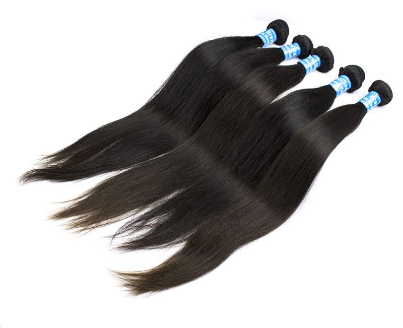 Human Hair Straight Weaving