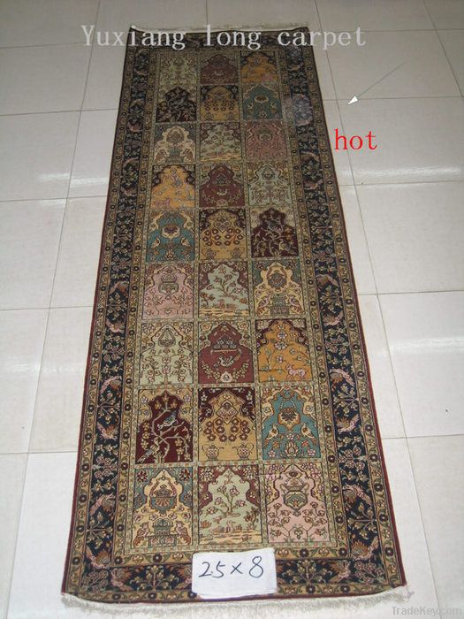 handmade kitted 2.5X8ft long carpet