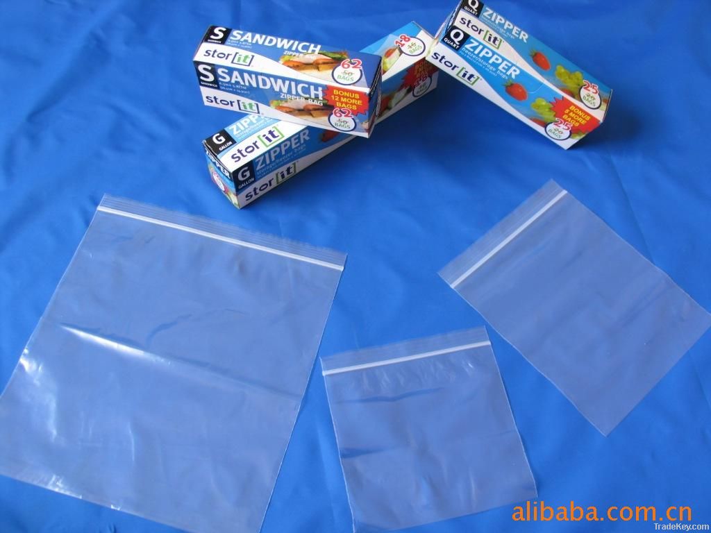 PE transparent Zip Lock bag