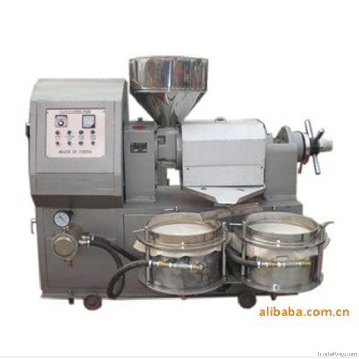 Integrated screw oil press