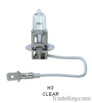 Car  lamp  H3  CLEAR