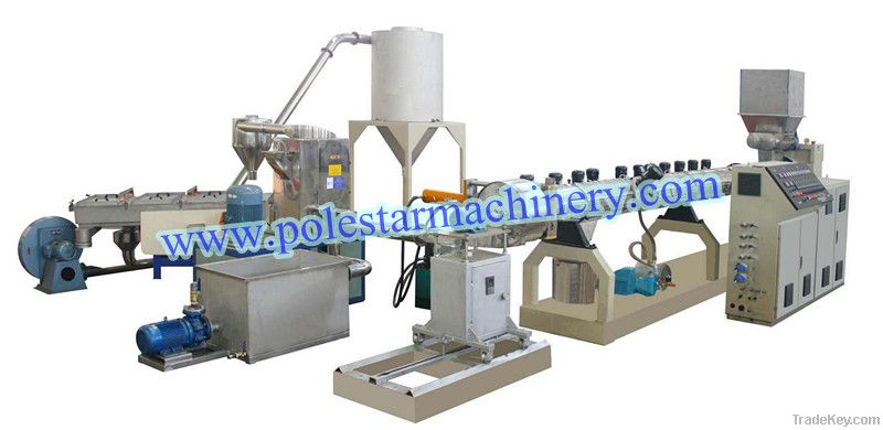 Water-ring granulation line