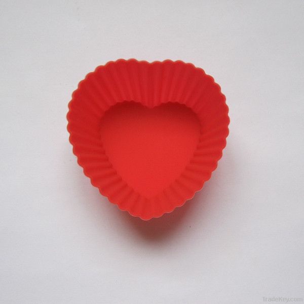 Mini heart shaped silicone cake decorating