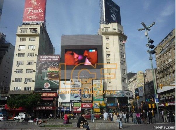 Energy Saving 1R1G1B PH20 Advertising Outdoor LED Screens