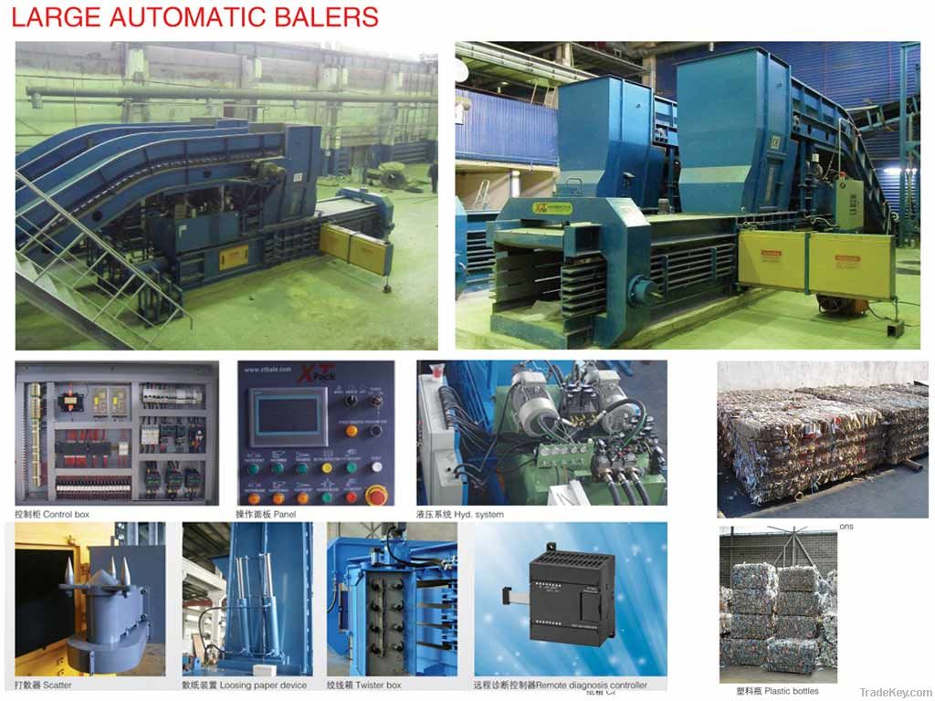 LARGE AUTOMATIC HORIZONTAL BALERS