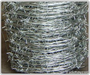 Galvanized or PVC coated Barbed Wire