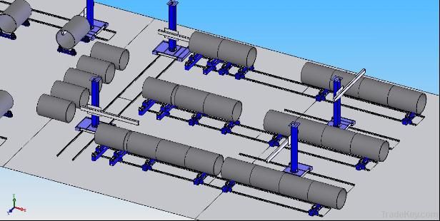 wind tower fabrication machine