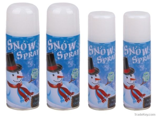 Christmas snow spray