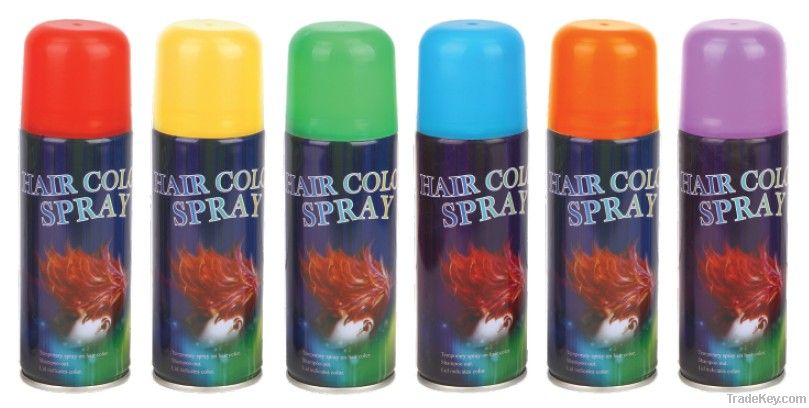 Hair color spray