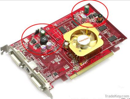 HDI PCB Computer Graphic Card PCB with gold finger /HASL-LF