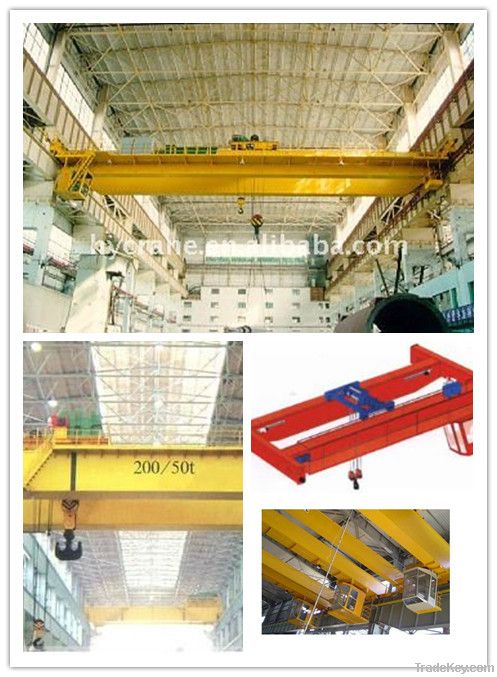 Workshop double girder overhead bridge crane