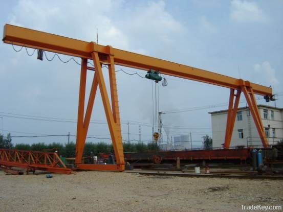 workshop single girder box/truss girder bridge gantry crane