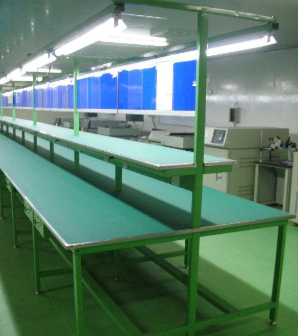 The assembly line, production line, working table