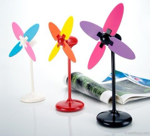 Desk Mini Fan Fashion Home &amp; Office Appliance Changing Flower Series #