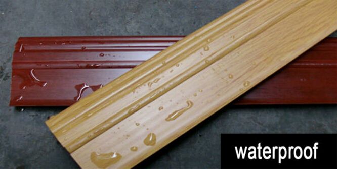 Waterproof interior PVC/WPC skirting board 