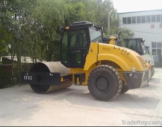 single drum, double amplitude vibratory roller