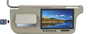 7inch Sun visor LCD monitor with Memory card slot/USB port