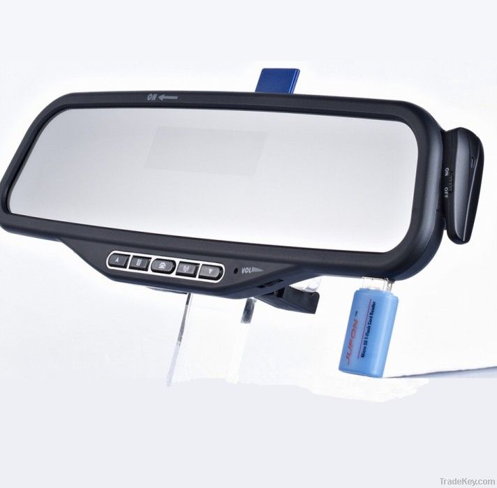 ALD08--Bluetooth Handsfree Car Kit Mirror with MP3 Player