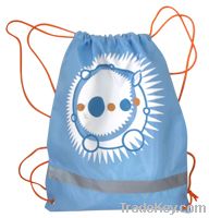 Custom Logo Drawstring Nylon Backpack Bag Dust Shoe Bag Made of Non Woven Cotton or Polyester