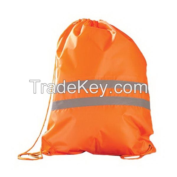 Custom Logo Drawstring Nylon Backpack Bag Dust Shoe Bag Made of Non Woven Cotton or Polyester