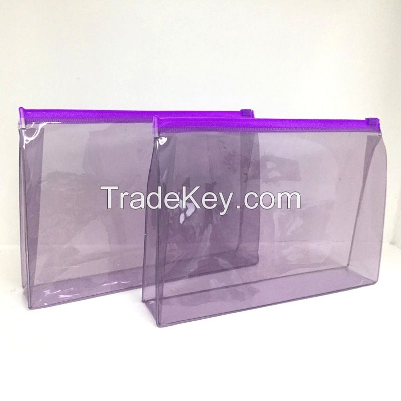 Cheap Simple Clear Cosmetic Bag Zipper Bag for Daily Use